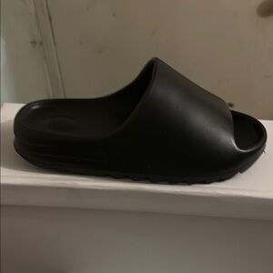 Black Slide Sandals